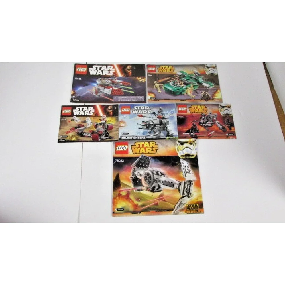 LOT of 32 LEGO Manual instruction Booklets MARVEL Minecraft CITY Star Wars